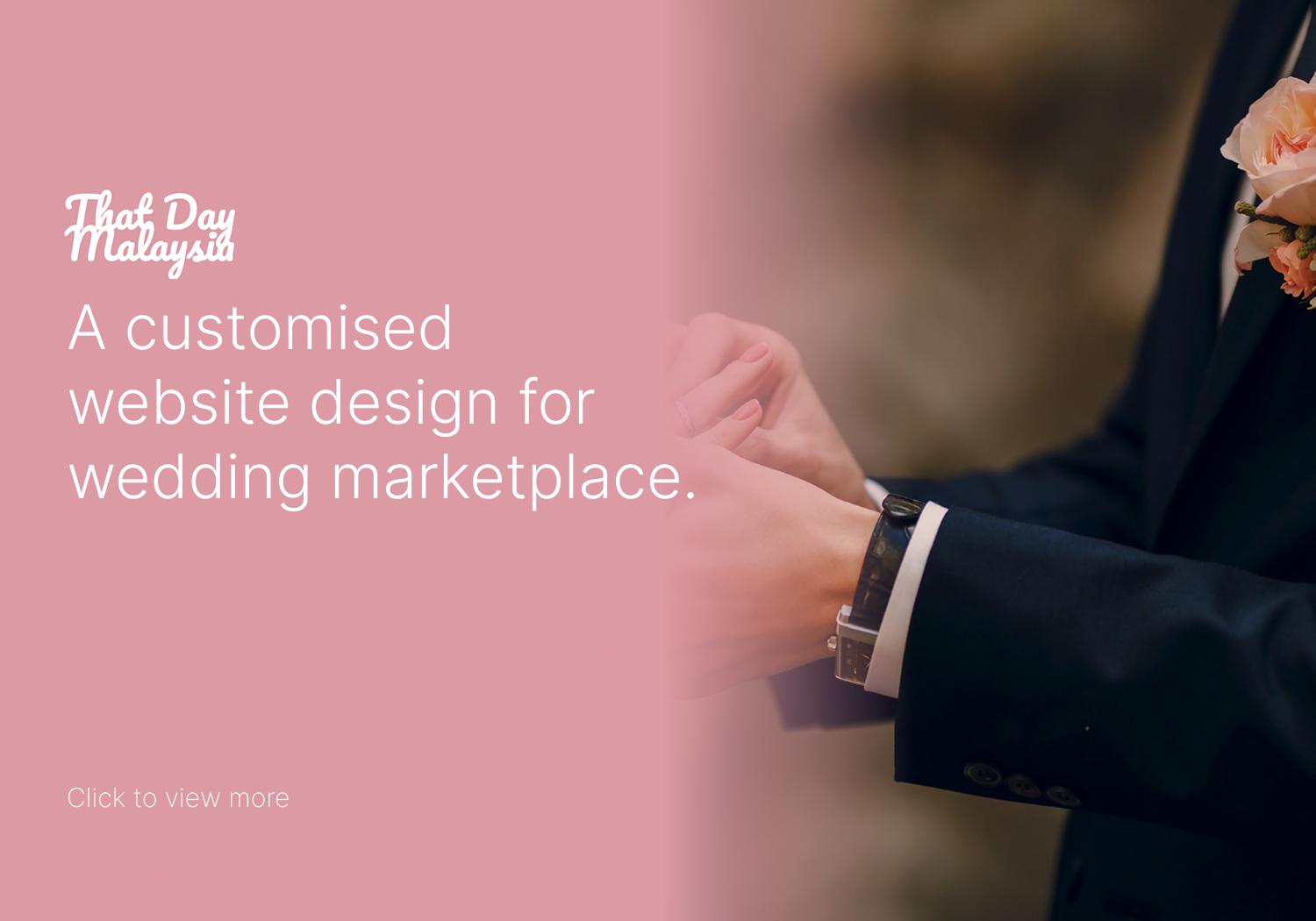 That Day Malaysia — Wedding Marketplace Website