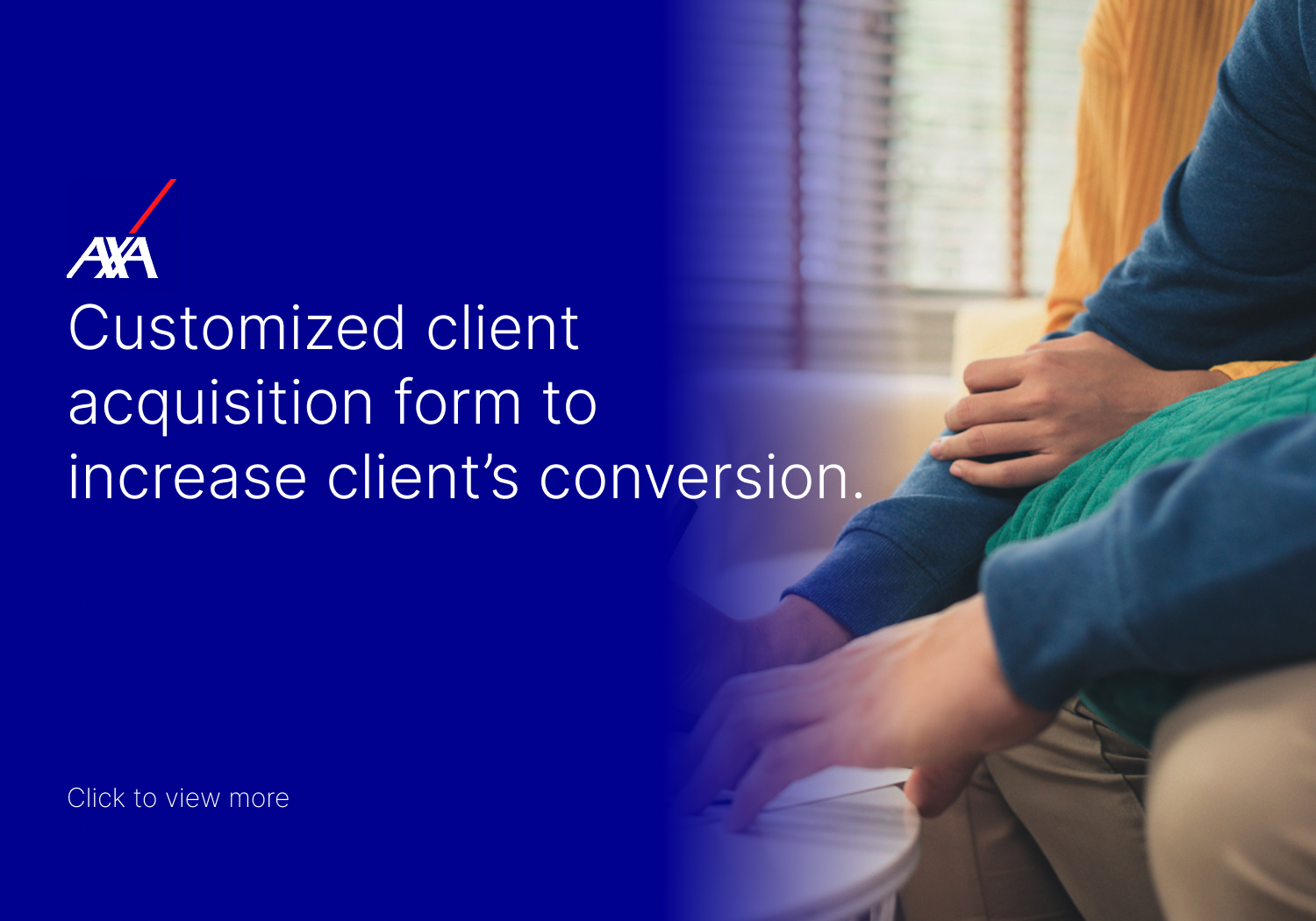 AXA — Customised Client-Acquisition Form