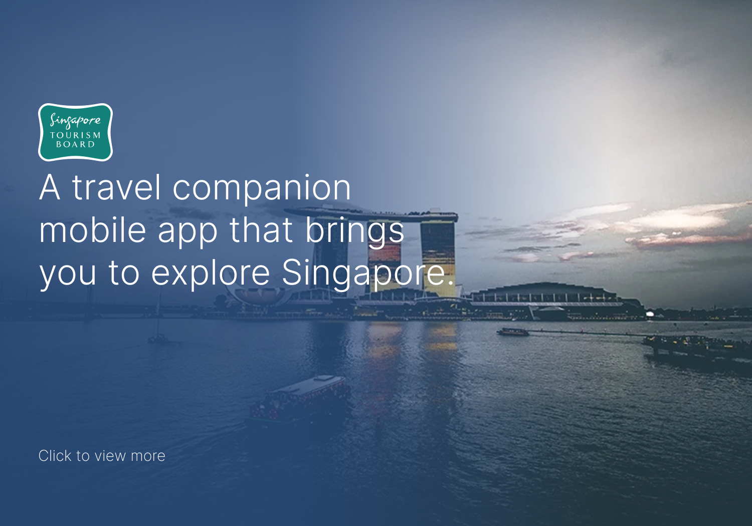 Singapore Tourism Board Travel Companion Mobile App
